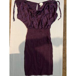 Bebe kardashians shapewear dress purple size small